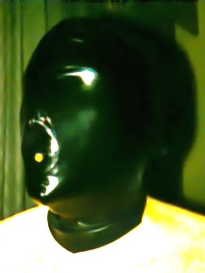 My favorite penis gag hood