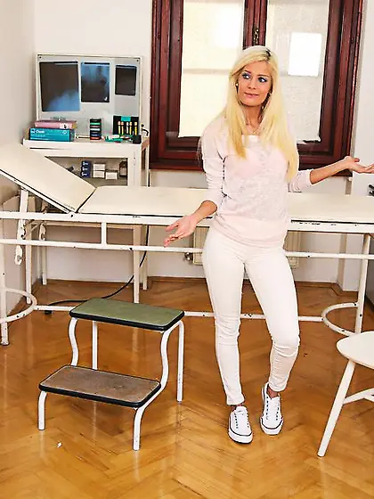 Hungarian young blonde teen