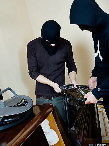 Olivia is forced into hardcore sex acts by two home intruders