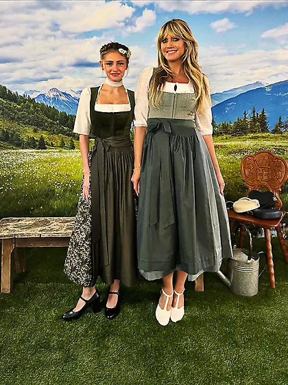 Leni Klum and Heidi Klum