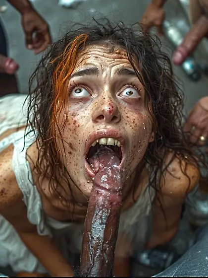 Young tweaker sucks dealer,  fucks crew for pills