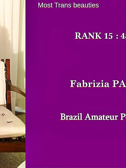 15th Pornstar amateur category : Fabricia PATIELLE