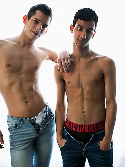 Gorgeous twinks display hot