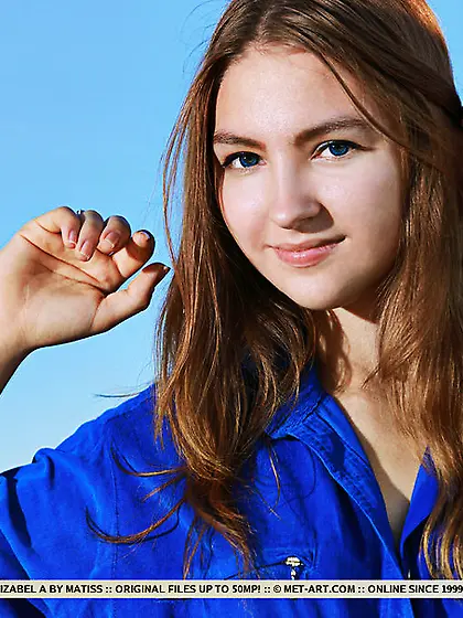 Incredible gal takes blue