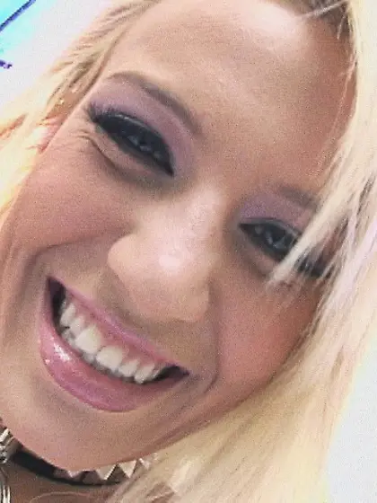 Holly Wellin opens her pussy and mouth to take a long black dick