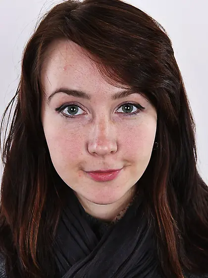 Petite girl with no boobies hides nothing and calmly shows off h