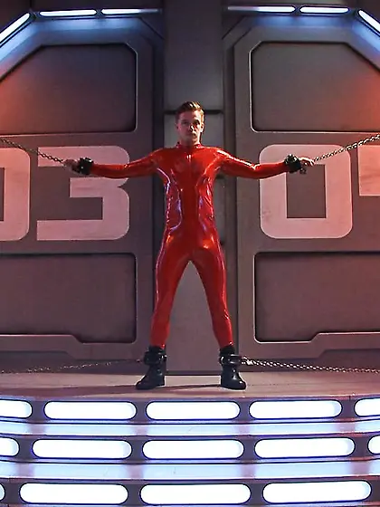 Bearded bdsm master adores