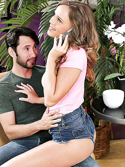 Big tits cum in mouth