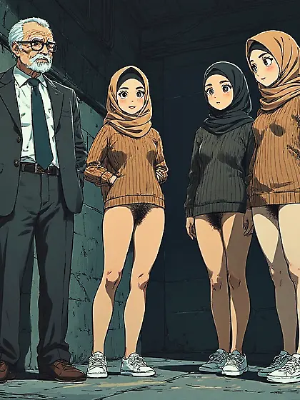 Hijabi Girls in the Alley