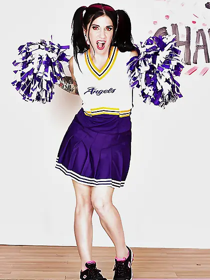 Mature amateur cheerleader