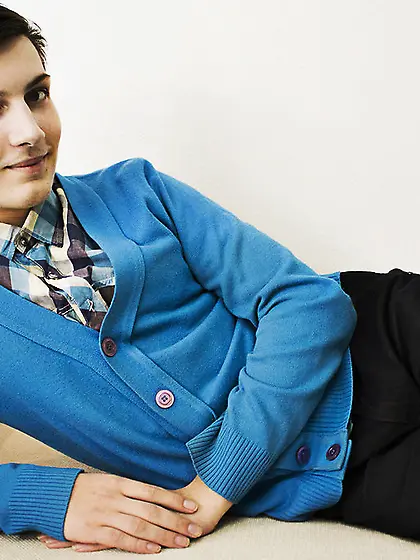 White young gay CuteIshForU like to dancing