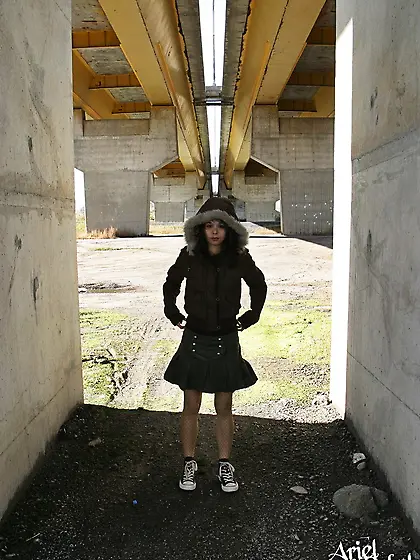 Simple teen Ariel Rebel goes on a walk to reveal her nature and