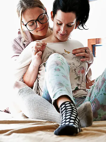 Lesbian cute hairy pussy