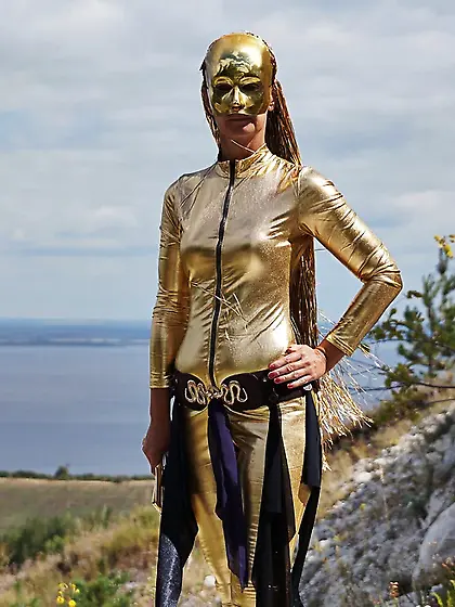 Golden Lady over Volga