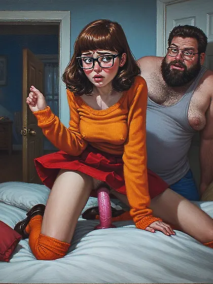 Velma caught with dildo