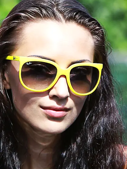 Lean beauty enjoys skinny dipping and shows her wet vagina too V