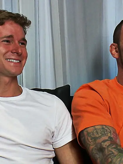 Inked gay studs ready