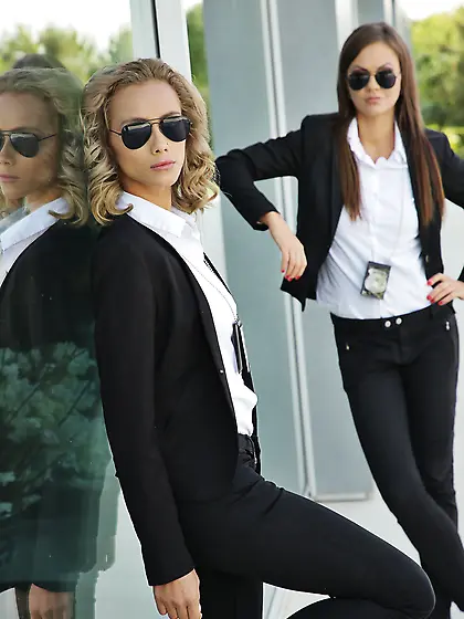 Hot Euro babes Tina Kay and Veronica Leal getting fucked hard ou