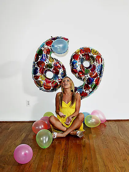 Stripping stunning anal