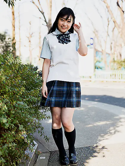 Asian student comes home being very horny and takes panties down