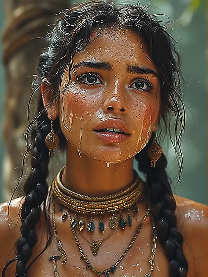 Brown Island Tit Clowns