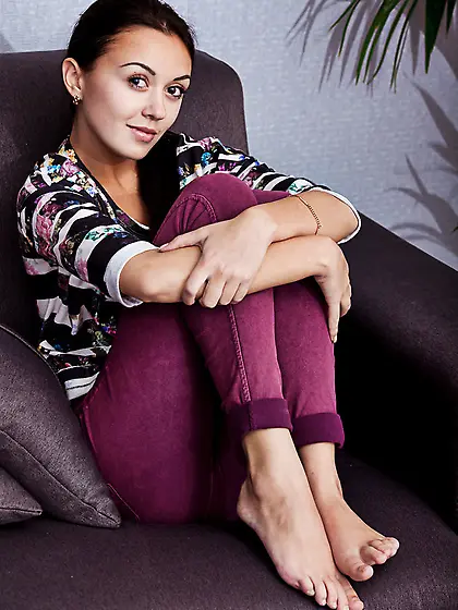 Clothed tiny tits glamour