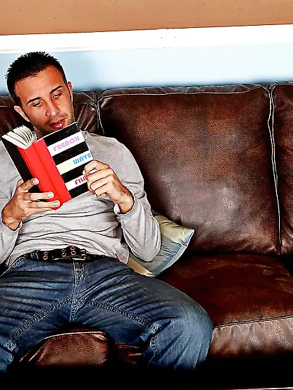 Stylish beauty posing together with the thick and big schlong