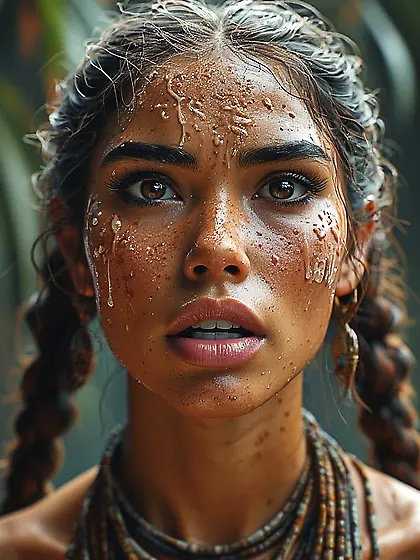 Brown Island Tit Clowns