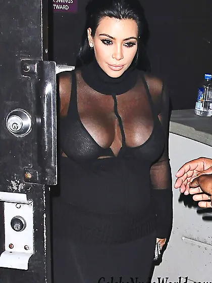 Kim Kardashian See Through pics
