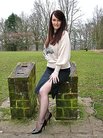 Horny stockings heels