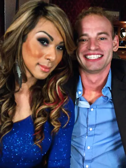 Gorgeous t-girl jacks eager