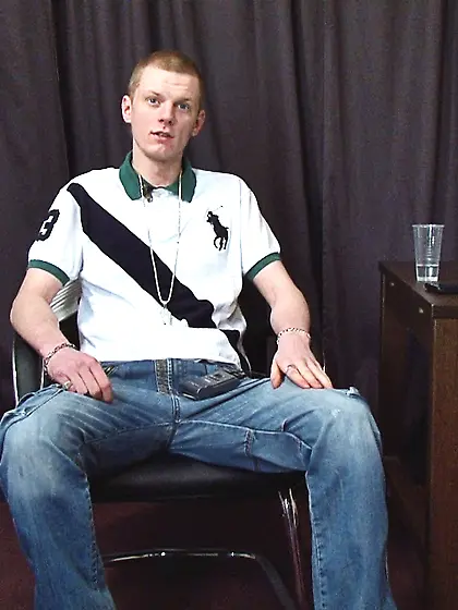 Redhead skinny twin stud