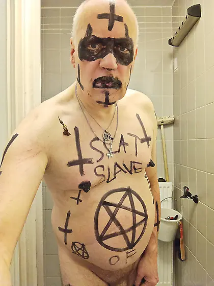 Satan slave humiliates himself