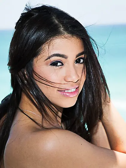 Young latina chick picked