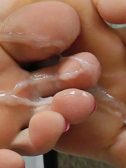 Cum on cute soles