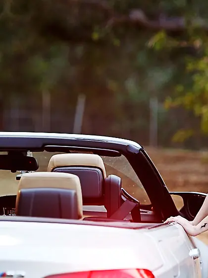 Hot brunette red lift