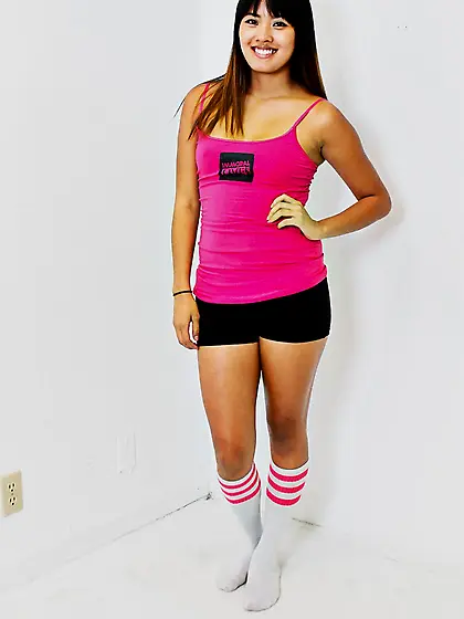 Asian honey Angelina Chung makes her solo session a softcore one