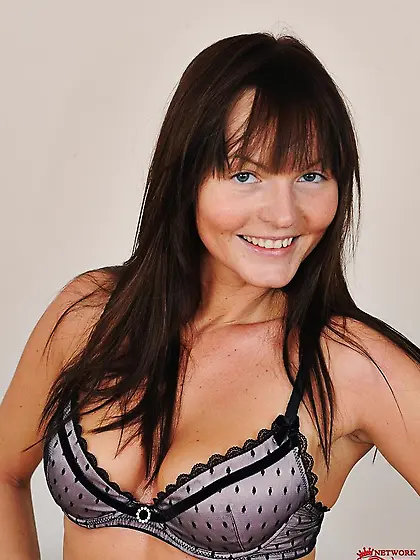 Georgous brunette latina Sandra Sanchez with nice tits revealing