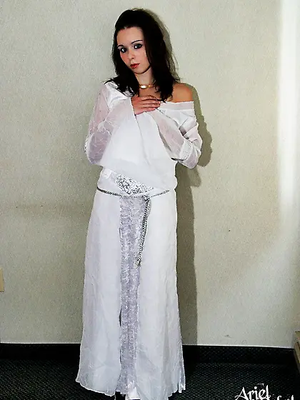 Ariel Rebel tries out an image of an innocent angel but doesn 