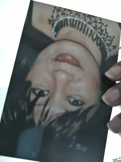 my mom all dressed up