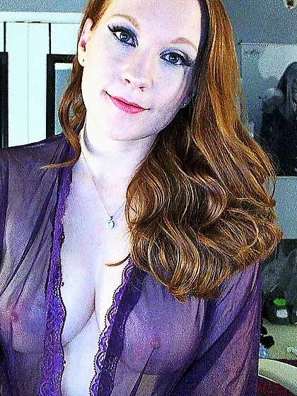 Huge titted gadget Lucy OHara is blowing the long dildo and sque