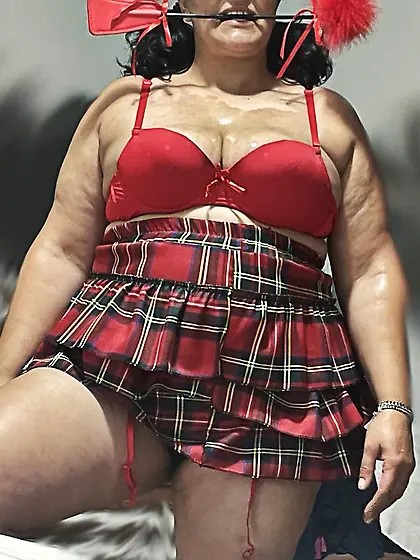 College girl giving a lesson