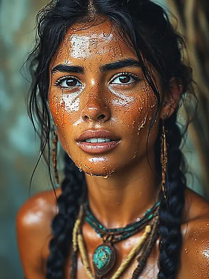 Brown Island Tit Clowns