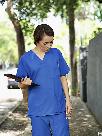 Flushed and gasping with contentment, she takes a HUGE facial