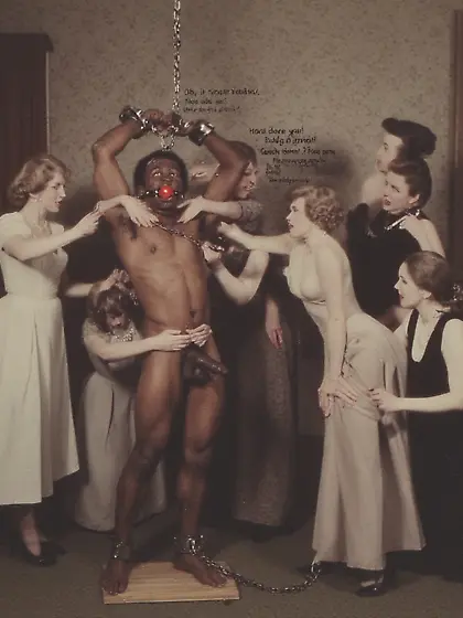 Black Slave Auction - Inspection