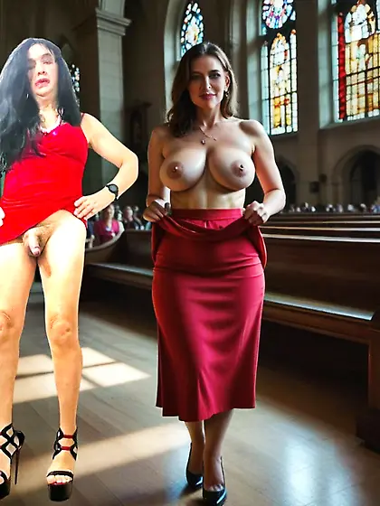 Christian blasphemy porn church.  Pussy,  high heels
