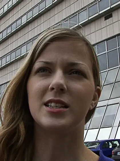 Lovely blue-eyed blondie blue