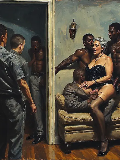 Nasty moms with bbc,  paintings