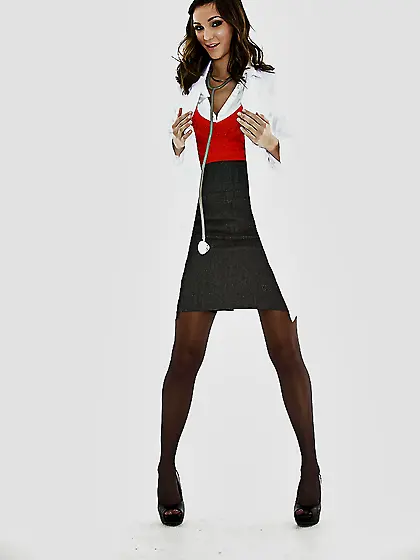 American cute doctor