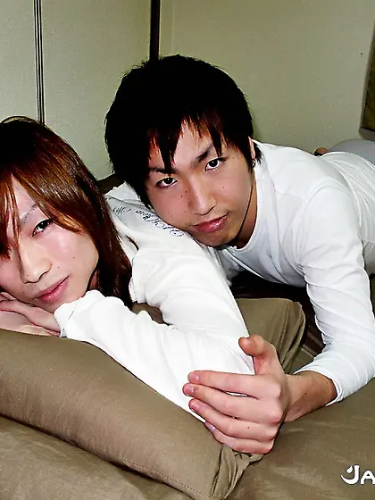 Asian stud blue stockings